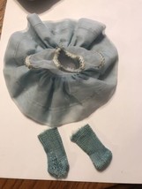 vtg 1950s? Miss Ginger outfit Ginny Muffie Wendy 8 inch doll outfit Blue... - $18.76
