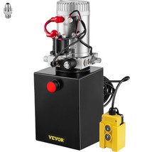 VEVOR Hydraulic Power Unit 6 Quart Hydraulic Pump Single Acting 3200 PSI Max Po - £169.69 GBP