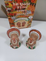 hermitage pottery ceramic turkey salt &amp; pepper set 1996  #NR163PT - $5.94