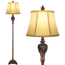 Vintage Floor Lamp For Living Room Traditional Farmhouse Tall Standing Lamp Mid- - £77.27 GBP