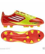 Adidas F10 TRX FG J Youth Soccer Cleats V24794 Orange/Yellow/White NIB - £28.01 GBP