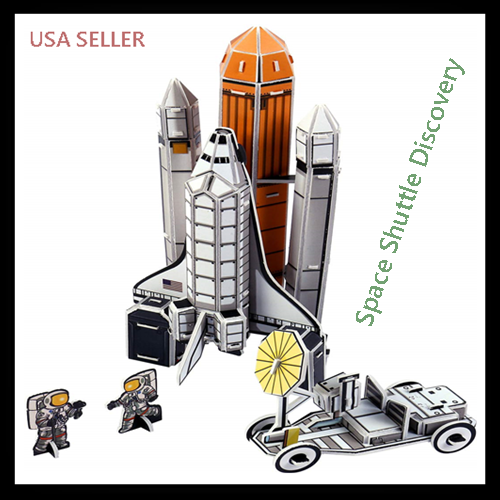 DIY 3D Puzzles Space Shuttle Discovery Toys Children/Adult Jigsaw Puzzle (F-S) - $8.07 - $8.37