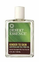 NEW Desert Essence Kinder to Skin Australian Tea Tree Oil Gluten Free 4 ... - $13.98