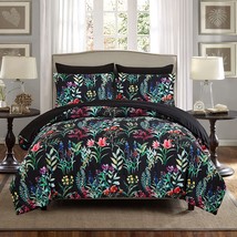 7 Piece Bed in a Bag Floral Comforter Set - £61.55 GBP