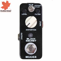 Mooer Black Secret Distortion Micro Guitar Effects Pedal True Bypass ✅New - £35.24 GBP