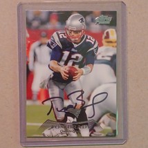 Tom Brady 2010 Topps  Signed Autographed Card COA Patriots Buccaneers HOF - £169.24 GBP