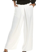 NWD Vince Camuto Crop Wide Leg Washer Twill Pants New Ivory Size 10 - £18.50 GBP