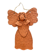 Ornament Angel Christmas Terra Cotta Pottery Holiday Signed Pat Brown 5.... - £10.97 GBP