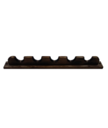 Rustic Wooden Gun Rack 5 Barrel Rests Rifle Shotgun Closet Wall Mount - $446.80 MXN