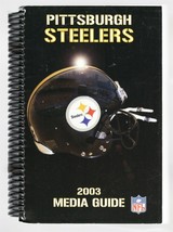ORIGINAL Vintage 2003 Pittsburgh Steelers Media Guide Troy Polamalu Rookie - $19.79