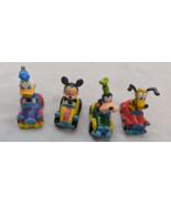 Toy Island Disney Mini Pullback Cars Mickey Donald Goofy Pluto Set of 4 - $9.89