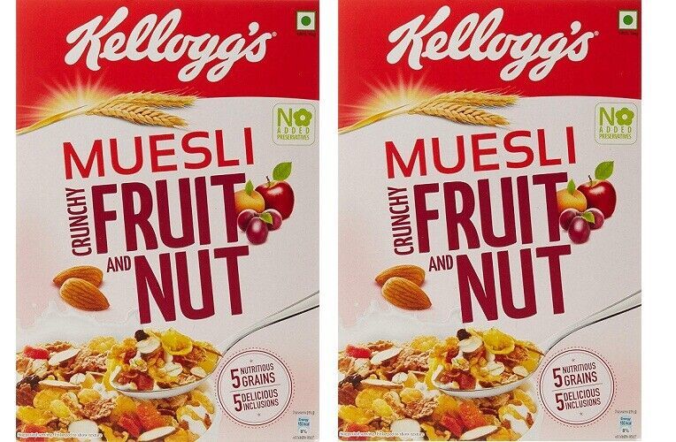 Kellogg's Muesli Fruit and Nut, 500 gm X 2PACK (FREE SHIPPING WORLD) - $56.81
