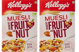 Kellogg&#39;s Muesli Fruit and Nut, 500 gm X 2PACK (FREE SHIPPING WORLD) - £44.49 GBP