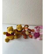 4 Mini Plush McDonalds Happy Meal &amp; Kelloggs Toys: Tigger, Piglet &amp; Winn... - $15.50 CAD