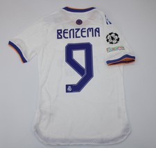 real madrid jersey 2021 2022 shirt benzema champions league final versio... - £63.20 GBP