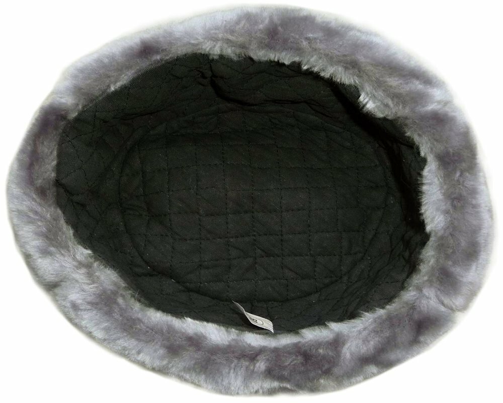 Auténtico Ruso Ushanka Gris Militar Sombrero Soviético Red Army Badge Talla M ( Item image 3