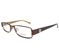 Esprit Eyeglasses Frames ET17319 COLOR-535 Brown Rectangular Full Rim 49... - £36.56 GBP
