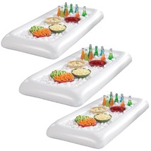 Inflatable Serving Bars - Ice Buffet Cooler Serving Tray for Salad Bar &amp; Drinks - £44.09 GBP