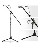 Multimedia iPad and Microphone Stand - Universal Mic Holder Adjustable E... - £36.22 GBP