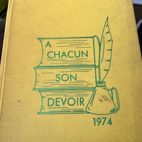 Sir Allan A Martin SENIOR Public School 1973-1974 Yearbook Mississauga O... - $29.17