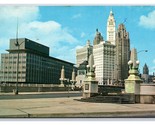 Wacker Guida Plaza Street Vista Chicago Illinois Il Cromo Cartolina Y11 - $3.03