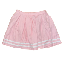 Hot Topic Pink Pleated Cheer Mini Skirt Junior&#39;s Size SM (3-5) 26 in Waist - £19.18 GBP