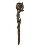 Wiccan Pentagram Sceptre Orb Fantasy Sorcery Wizard Cosplay Toy Magic Wa... - $20.56 CAD