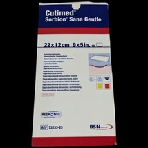 BSN Cutimed Sorbion 9x5 Wound Dressing Sana Gentle 73233-25 Qty 10 Germa... - $128.70