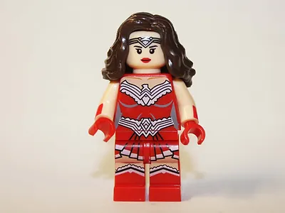 PLTOYS Wonder Woman Red And White Outfit DC Comic Minifigure Toys - £4.50 GBP