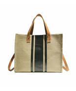 Women&#39;s Canvas Business Commuting Stripes Handbag - $29.90