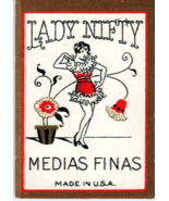 c1920 Label Lady Nifty Medias Finas (Stockings For Women) - $27.15 CAD