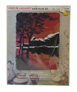 Red Heart Latch Hook Kit by Coats &amp; Clark ~ 20&quot;x27&quot; Reflections #6612-01... - $1,277.22 MXN