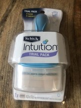 Schick Intuition Womens New Trial Pack Razor/Cartridge No Shave Gel Needed - £6.00 GBP