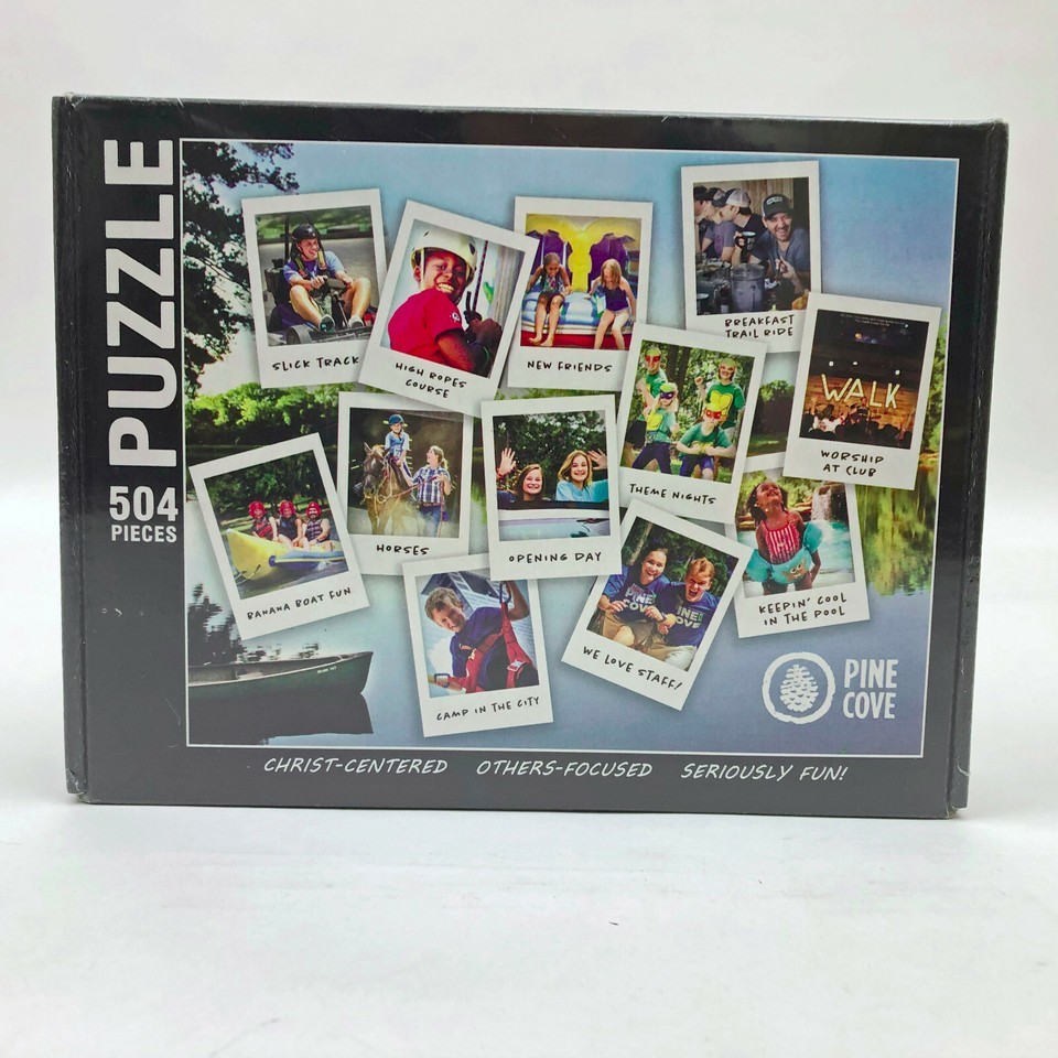 Pine Cove Christ-Centered  Others-Focused Seriously Fun! 504 Pc Puzzle New - $11.77
