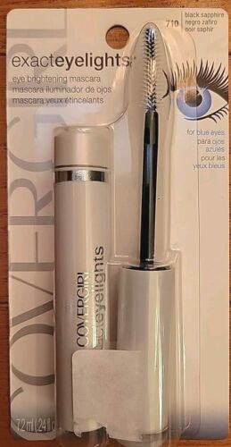 Covergirl Exact Eyelights Mascara #710 Black Sapphire For Blue Eyes New READ
