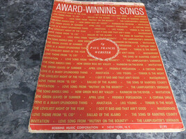 Award Winning songs No 1 With Vocal and Piano by Paul F Webster - $2.99