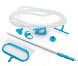 Intex Deluxe Cleaning Maintenance Swimming Pool Kit with Vacuum and Pole | 28003 - £70.55 GBP
