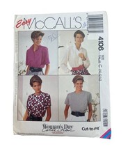 McCall&#39;s Pattern 4106 Woman&#39;s Day Collect Top Blouse Sz 10 12  14 Uncut - £6.53 GBP