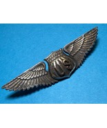 WWI, U.S. AIR SERVICE, PILOT WING, BADGE, G.W. HALTOM, FT. WORTH, TX, OR... - $51,766.54 MXN