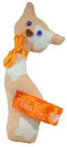 Handmade &quot;Cat&quot; toy in peach cotton - 1R13 - $42.34 CAD