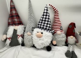 Christmas Gnomes Lot Of 5 Various Sizes/shapes - £34.99 GBP