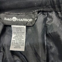 Sag Harbor S43096 Women's Rear Zipper & Slit Black Pencil Skirt Size 16 Waist 34 image 3