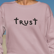 Heavy Blend™ Crewneck Sweatshirt &quot;Trust&quot; black font - $29.69+