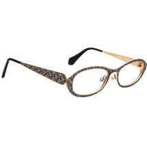 IYoko Inyake Eyeglasses IY 849 Col.41 Black&amp;Gold Metal Frame Japan 51[]18 140 - £244.27 GBP
