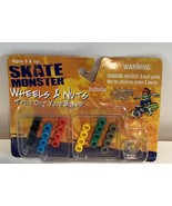 SKATE MONSTER Wheels &amp; Nuts 24/12 Pack FINGERBOARD Tech Deck SKATEBOARD ... - $12.86