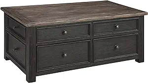 Signature Design by Ashley Tyler Creek Rustic Farmhouse Lift Top Coffee Table wi - $926.99
