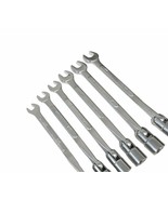 6 pc SAE Flex Socket &amp; Open Wrench Set 3/4&quot; - 3/8&quot; Automotive Tools Swivel - $496.31 MXN