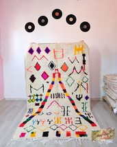 Tapis marocain, Handmade rug, Moroccan Rug, colorful rug, custom area rug, - £1,075.78 GBP