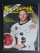 Newsweek Magazine July 21, 1969 Apollo 11 Neil Armstrong - NO Label - RARE 423 - £23.25 GBP