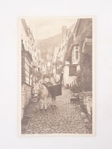 Clovelly High St. Donkeys RPPC Devon England Postcard Unposted G.S. Reilly - £9.90 GBP